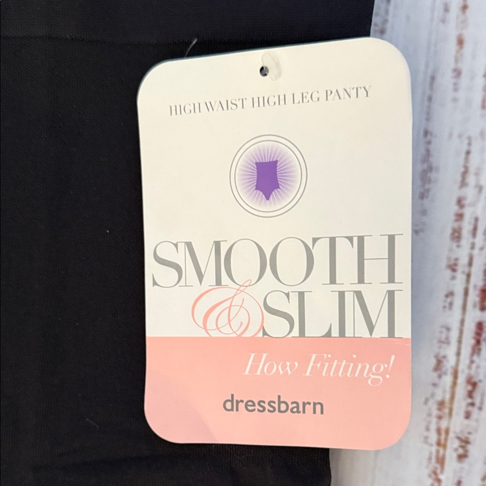 Dressbarn Black Smooth & Slim High Waisted Shapewear 1X NWT - Picture 4 of 7